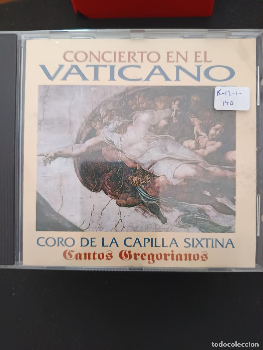 CDs de M&uacute;sica: CONCIERTO EN EL VATICANO. CORO DE LA CAPILLA SIXTINA, CANTOS GREGORIANOS