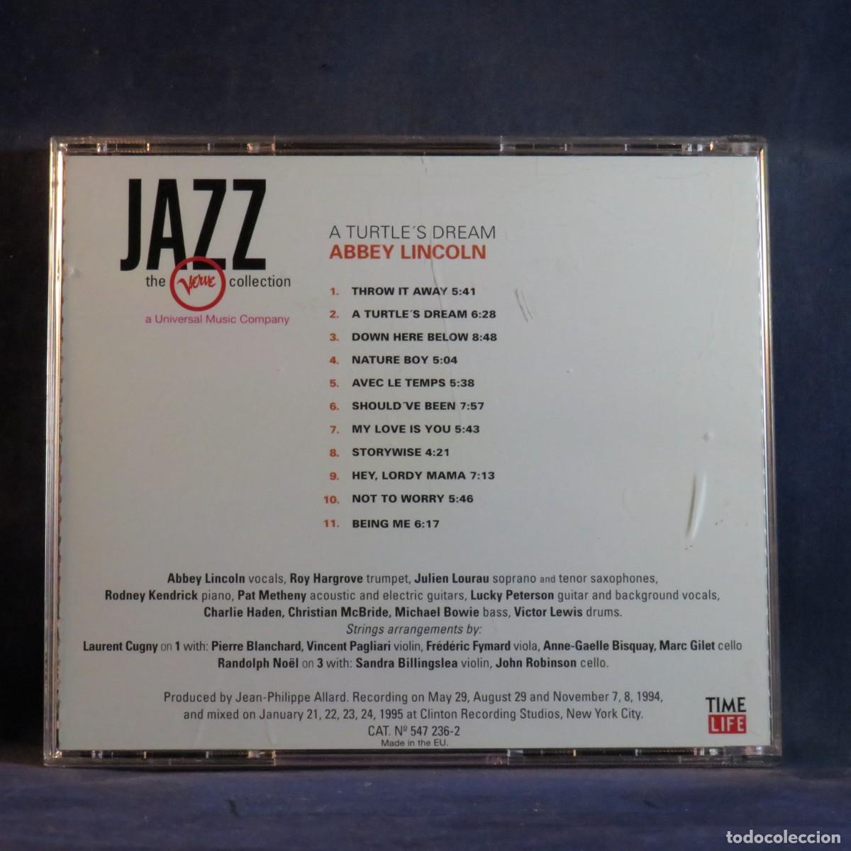 CDs de m&uacute;sica: ABBEY LINCOLN &ndash; A TURTLES DREAM - CD - Foto 2