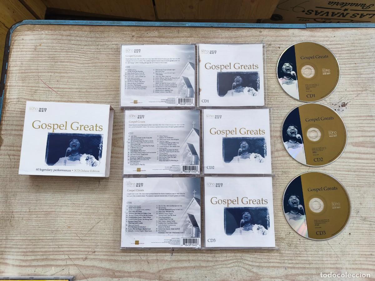 CDs de m&uacute;sica: Gospel Greats - Varios - 3 CD - Foto 1