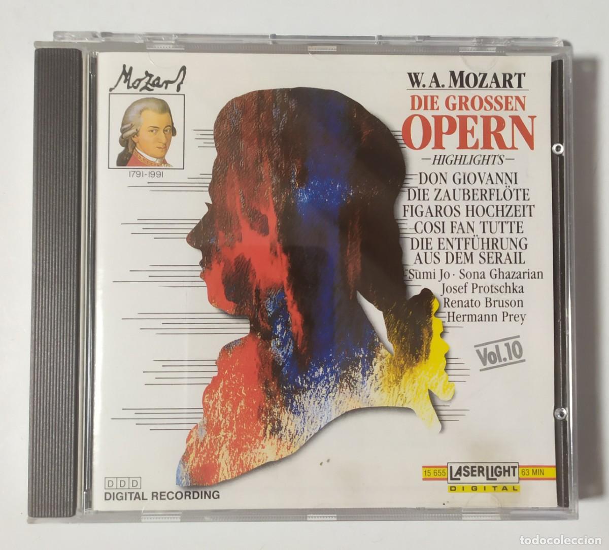 CDs de M&uacute;sica: CD MOZART DIE GROSSEN OPERN