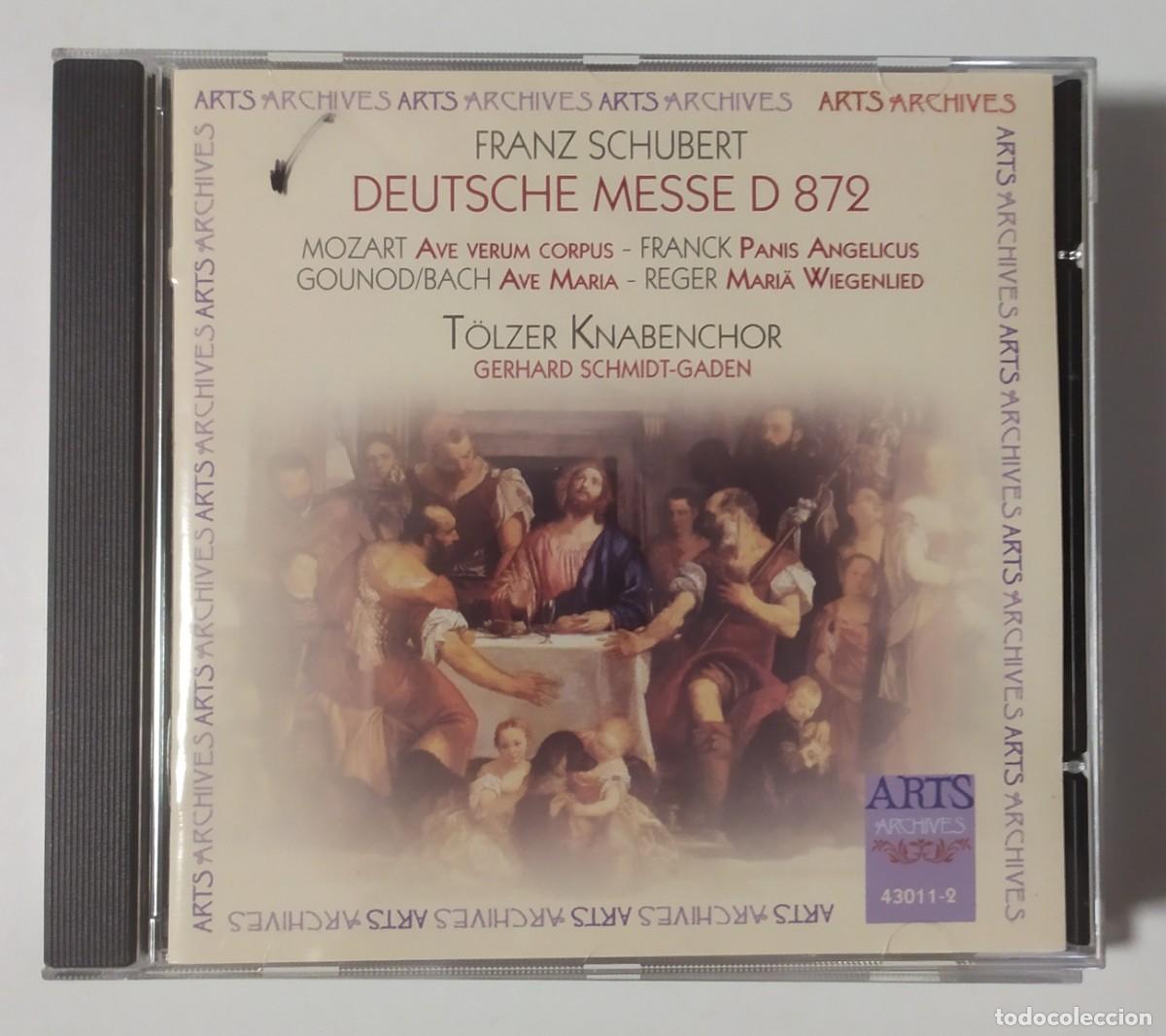 CDs de m&uacute;sica: CD SCHUBERT DEUTSCHE MESSE D 872 - Foto 1