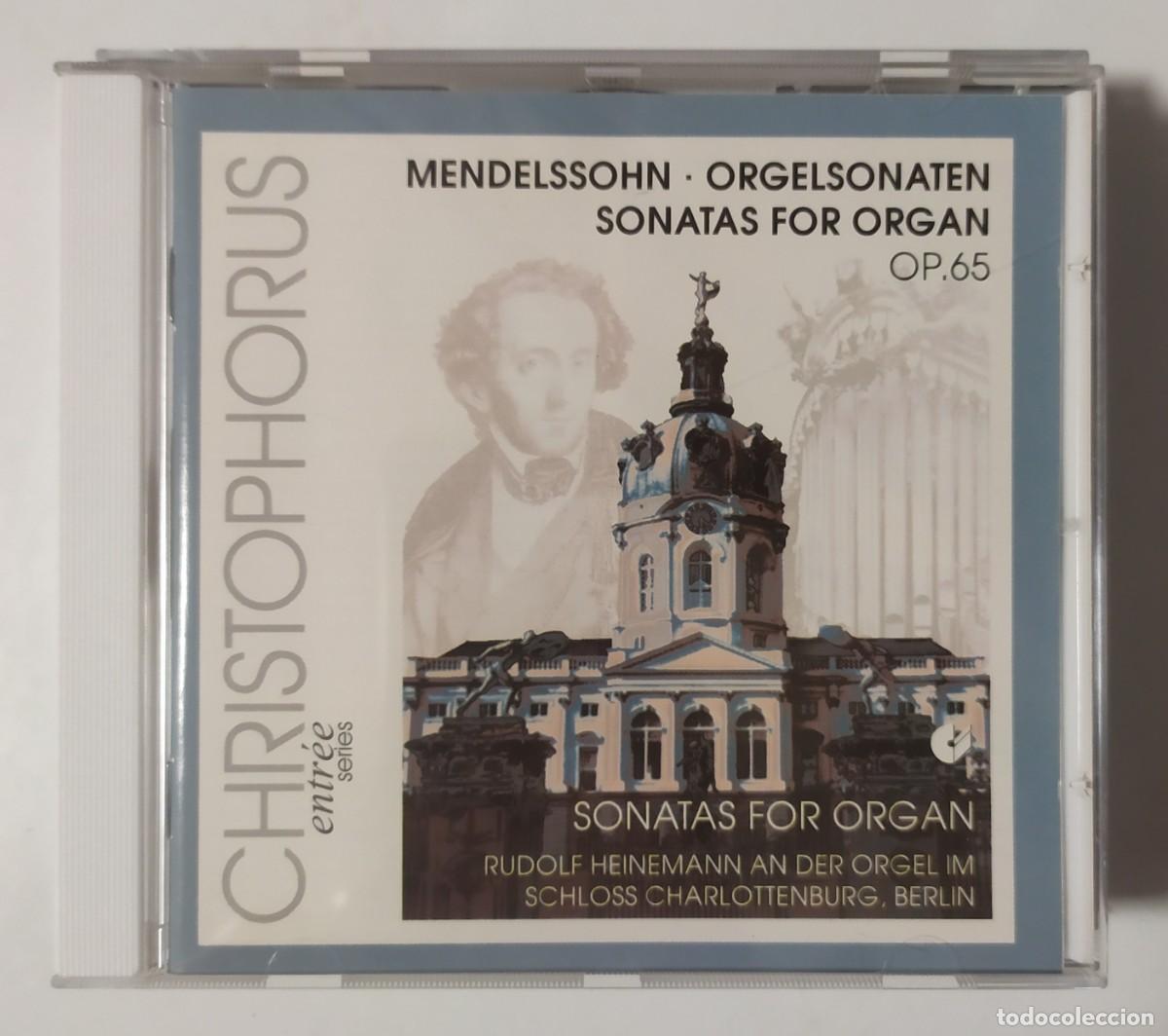 CDs de M&uacute;sica: CD CHRISTOPHORUS MENDELSSOHN SONATAS FOR ORGAN