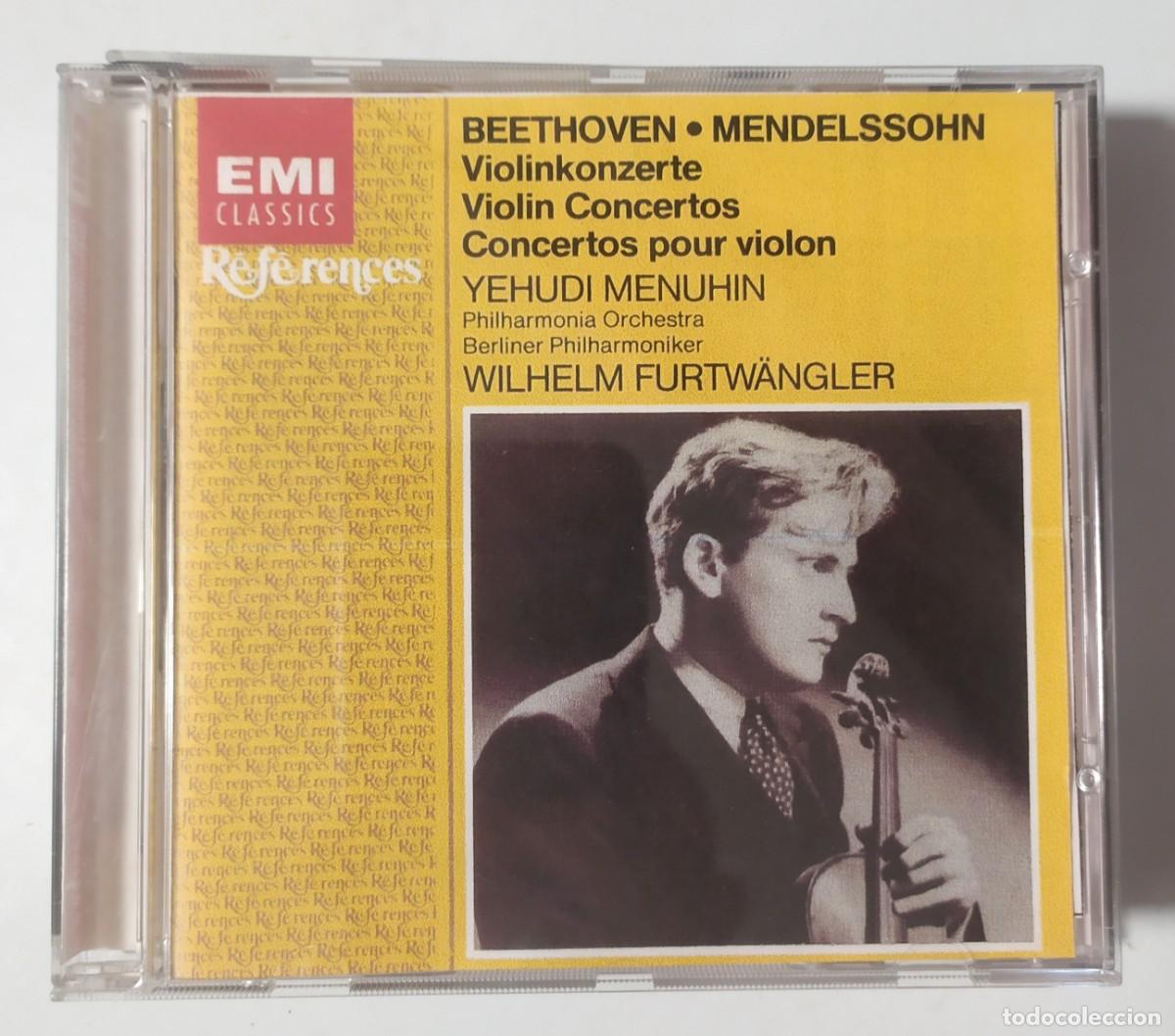 CDs de M&uacute;sica: CD BEETHOVEN MENDELSSOHN VIOLIN CONCERTOS
