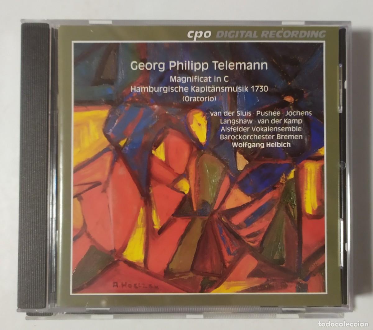 CDs de M&uacute;sica: CD GEORG PHILIPP TELEMANN MAGNIFICAT IN C HAMBURGISCHE KAPITANSMUSIK