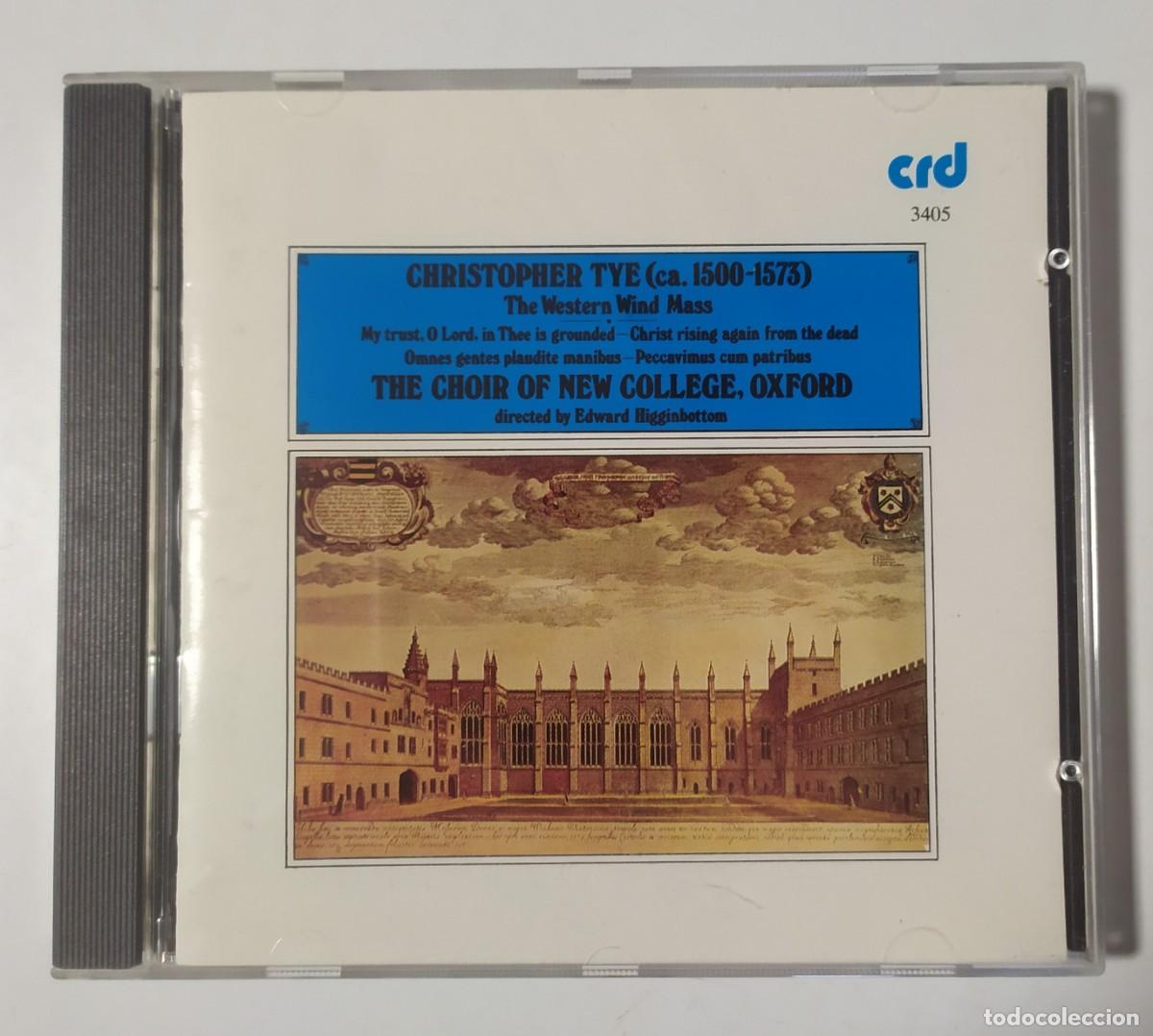 CDs de M&uacute;sica: CD CHRISTOPHER TYE THE CHOIR OF NEW COLLEGE OXFORD
