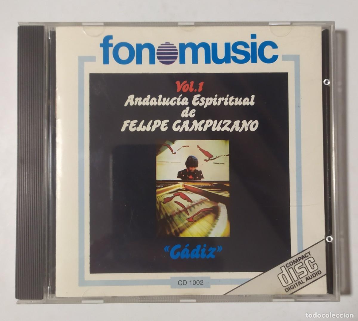 CDs de M&uacute;sica: CD ANDALUCIA ESPIRITUAL DE FELIPE CAMPUZANO CADIZ