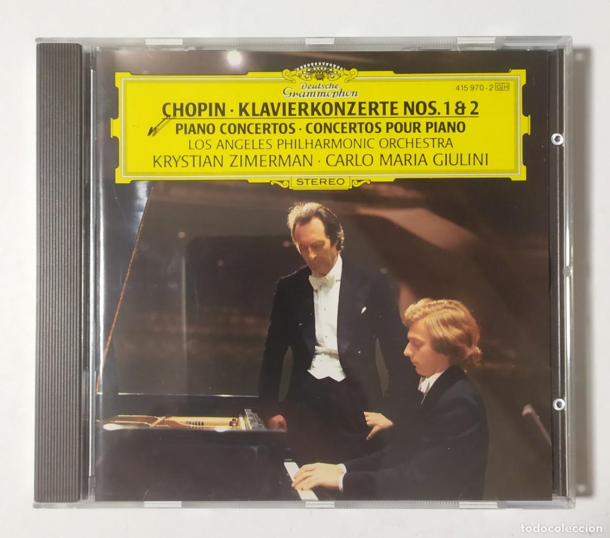 CDs de M&uacute;sica: CD CHOPIN - KLAVIERKONZERTE NOS 1,2 - KRYSTIAN ZIMERMAN, CARLO MARIA GIULINI