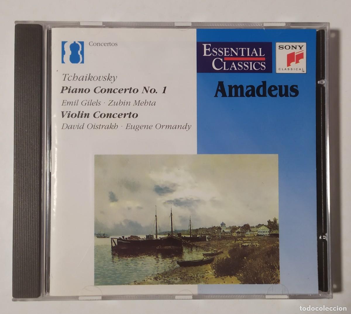 CDs de M&uacute;sica: CD TCHAIKOVSKY PIANO CONCERTO ZUBIN MEHTA -VIOLIN CONCERTO ORMANDY OISTRAKH