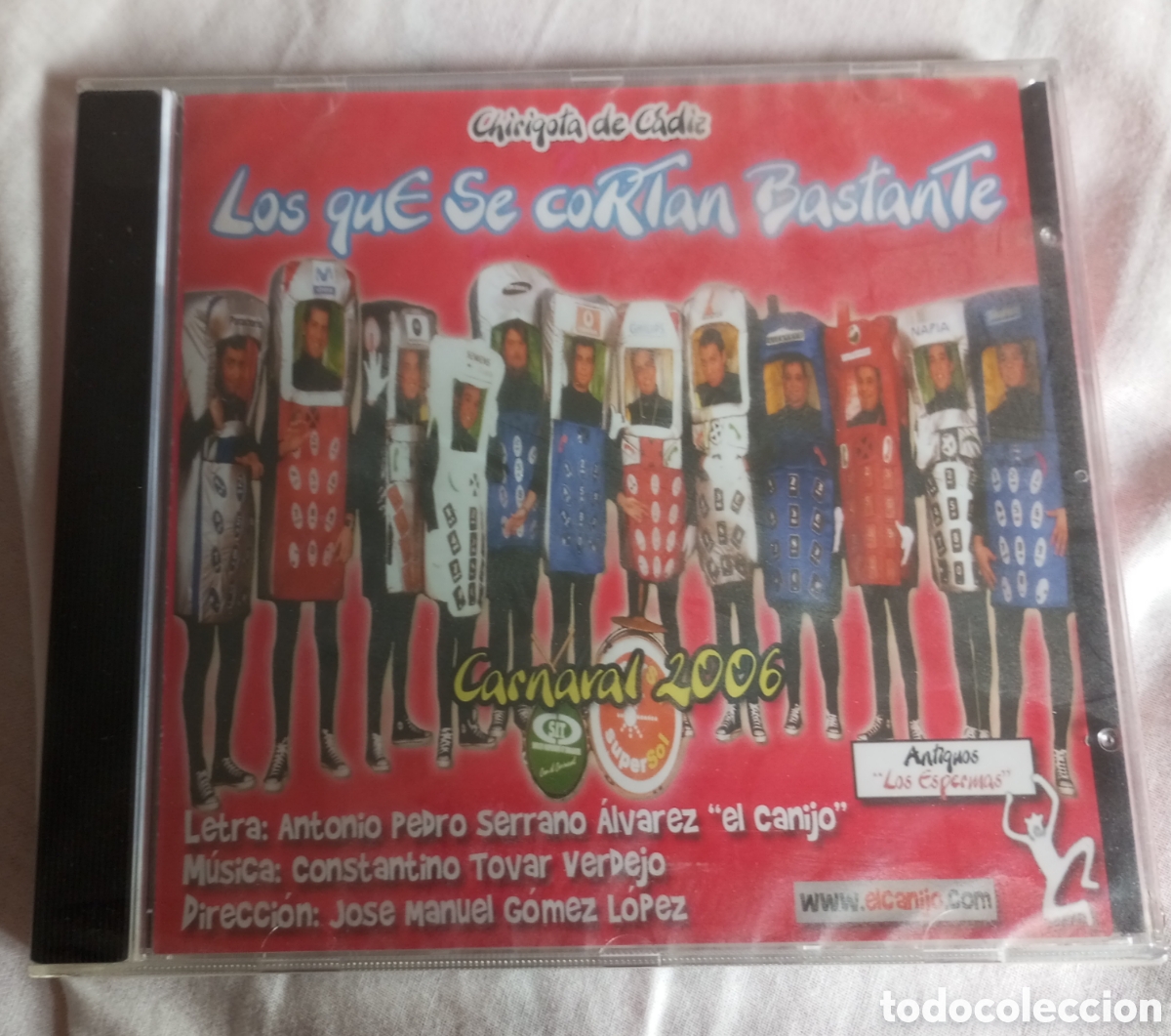 CDs de M&uacute;sica: Carnaval de C&aacute;diz CD chirigota los que se cortan bastante 2006 del canijo.nuevo con precinto
