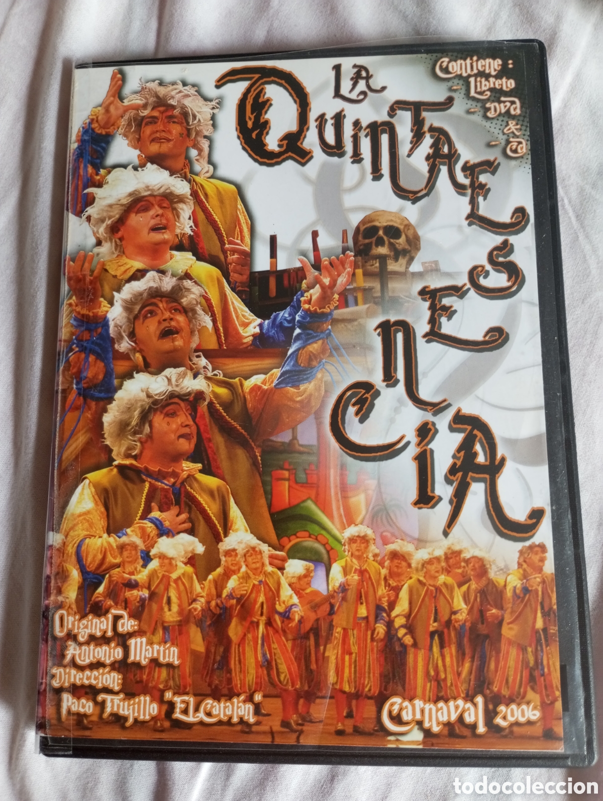 CDs de Musique: Carnaval de C&aacute;diz CD,DVD y libreto comparsa la quinte esencia de Antonio Mart&iacute;n a&ntilde;o 2006