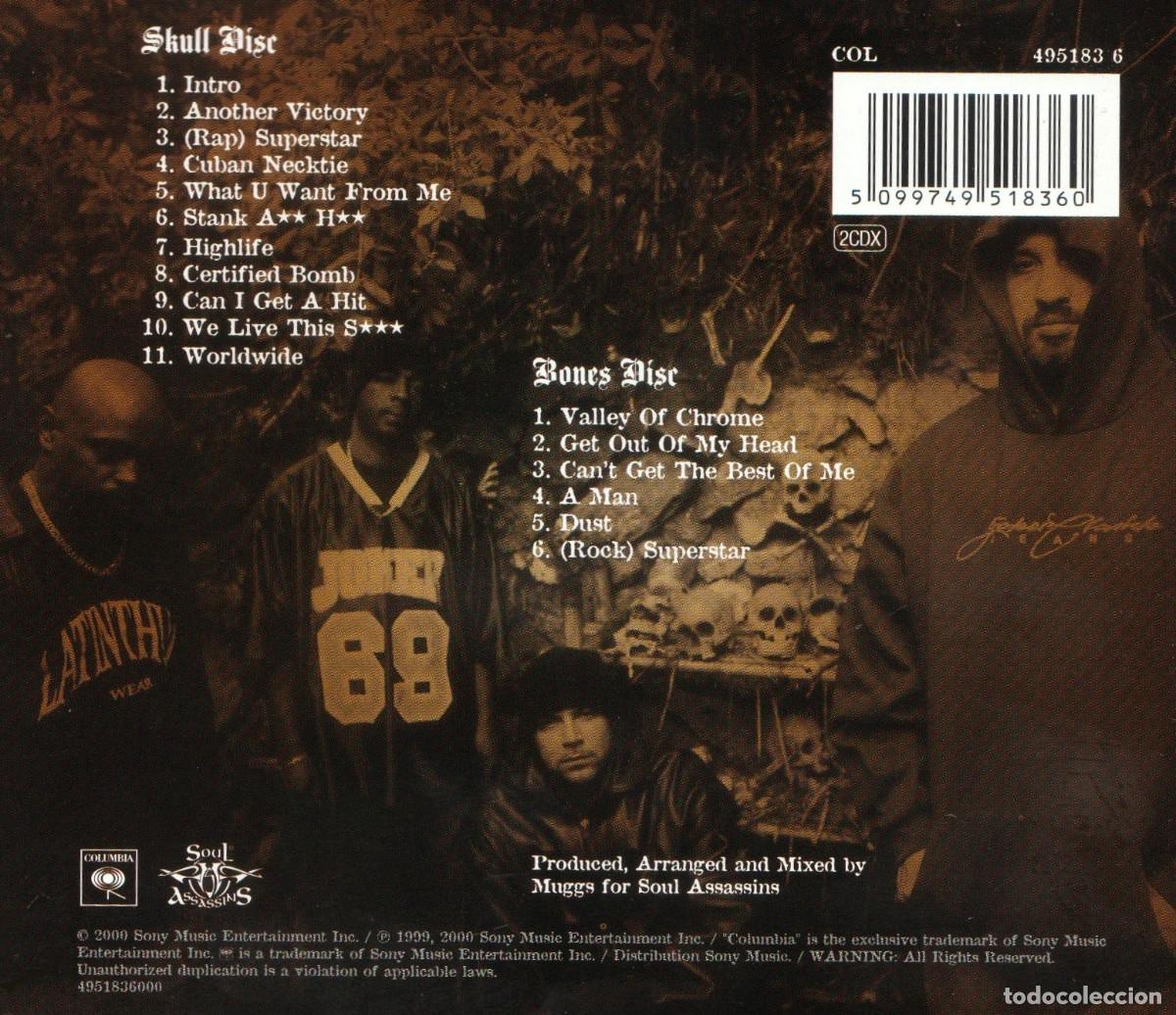 CDs de m&uacute;sica: [DOBLE CD]. CYPRESS HILL. EDICION LIMITADA. SKULL & BONES. - Foto 2