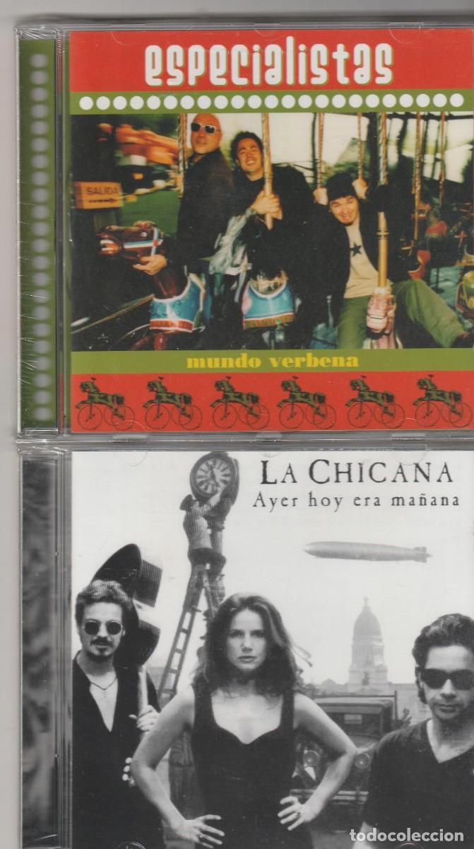CDs de M&uacute;sica: 2 LOTES CDS-ESPECIALISTAS MUNDO DE VERBENA + LA CHICANA AYER HOY ERA MA&Ntilde;ANA