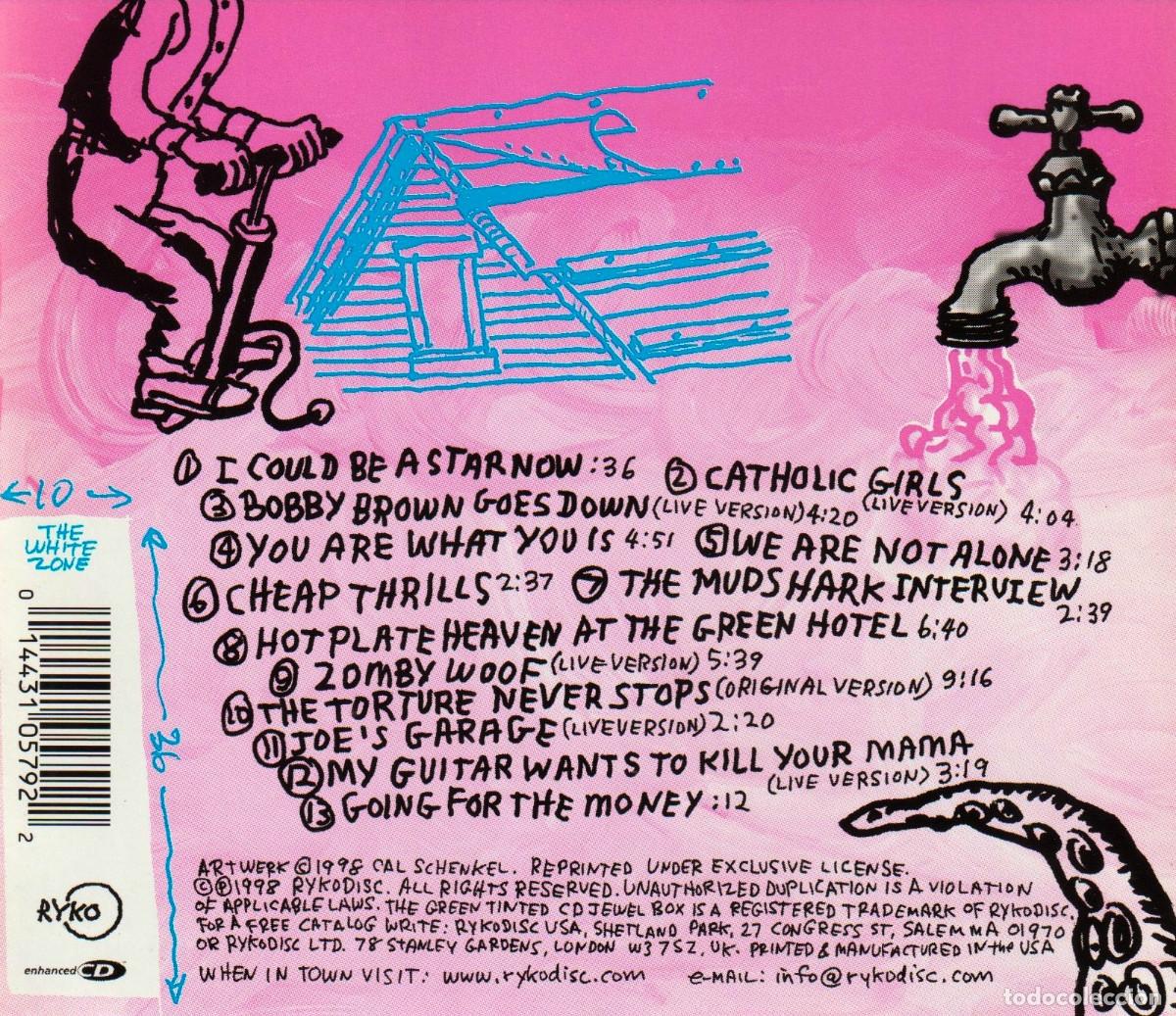 CDs de m&uacute;sica: FRANK ZAPPA. CHEAP THRILLS. CD. - Foto 2