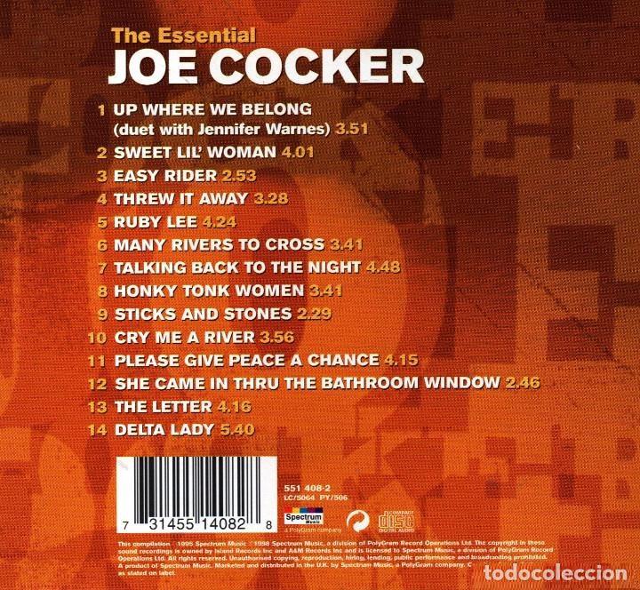 CDs de m&uacute;sica: JOE COCKER. THE ESSENTIAL. RECOPILATORIO. CD - Foto 2
