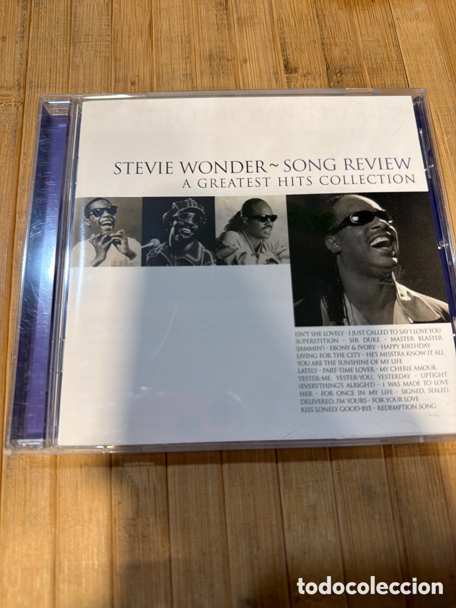 CDs de M&uacute;sica: Stevie Wonders ~ Song Review a greatest Hits Collection CD SEMINUEVO