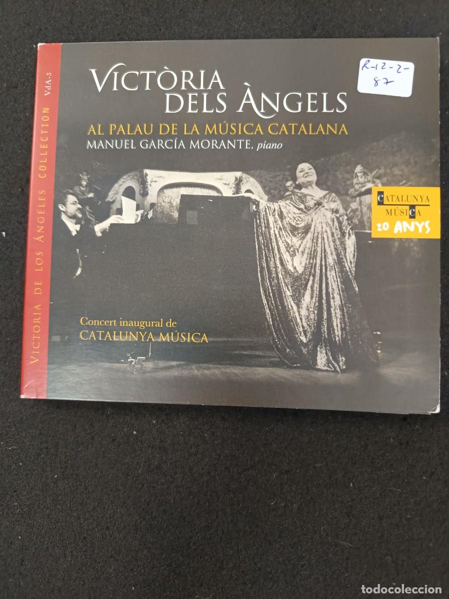 CDs de M&uacute;sica: VICT&Ograve;RIA DELS &Aacute;NGELS AL PALAU DE LA M&Uacute;SICA CATALANA. PIANO: MANUEL GARC&Iacute;A MORANTE