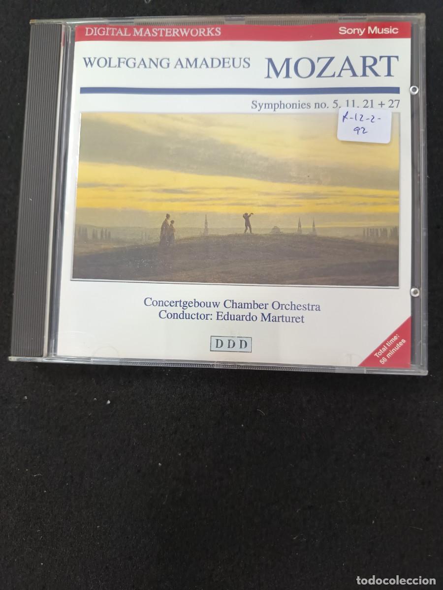 CDs de M&uacute;sica: MOZART: SINFON&Iacute;AS 5, 11, 21 Y 27. DIR.: EDUARDO MARTURET. CONCEDTGEBOUW CHAMBER ORCHESTRA