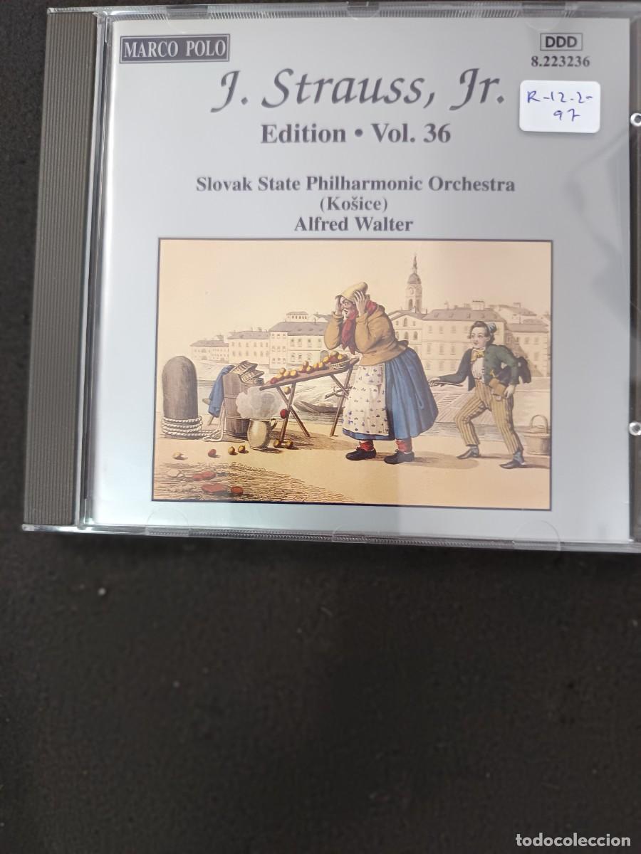 CDs de M&uacute;sica: J. STRAUSS, JR. EDITION VOL. 36. SLOVAK STATE PHILHARMONIC ORCHESTRA (KOSICE) DIR.:ALFRED WALTER