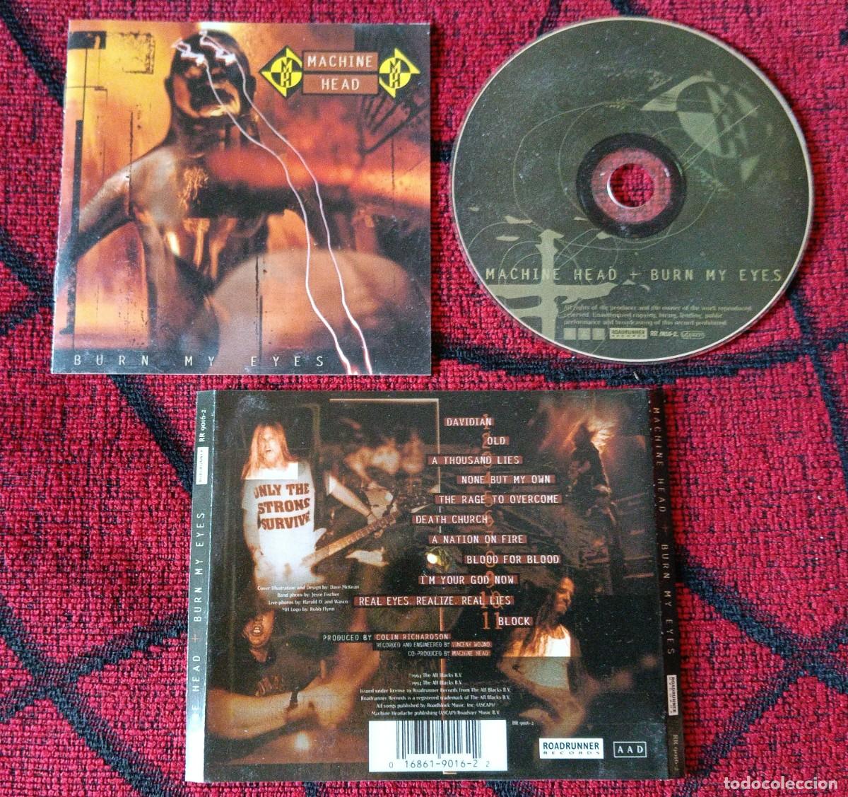CDs de M&uacute;sica: MACHINE HEAD ** Burn My Eyes ** CD 1994