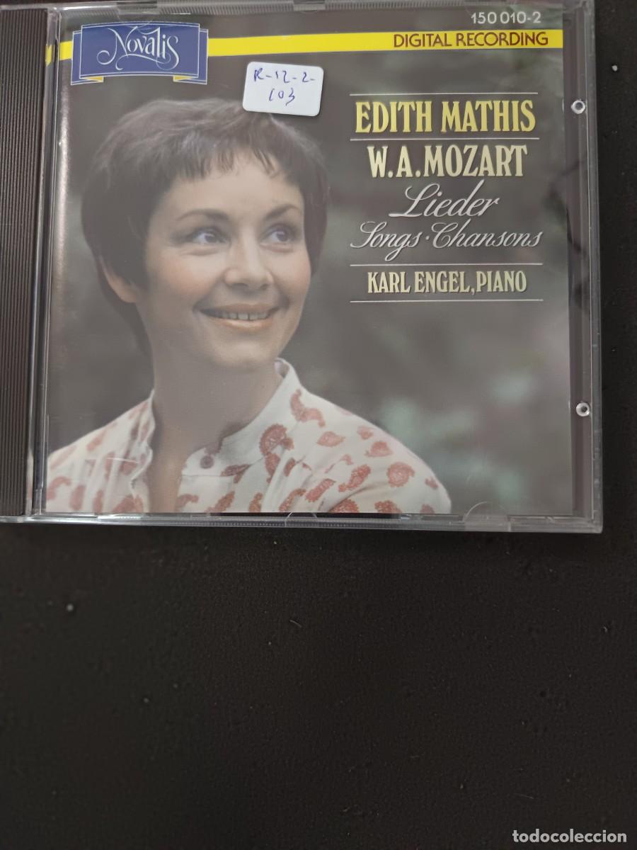 CDs de M&uacute;sica: MOZART: LIEDER, SONGS, CHANSONS. INT&Eacute;RP.: EDITH MATHIS. PIANO: KARL ENGEL