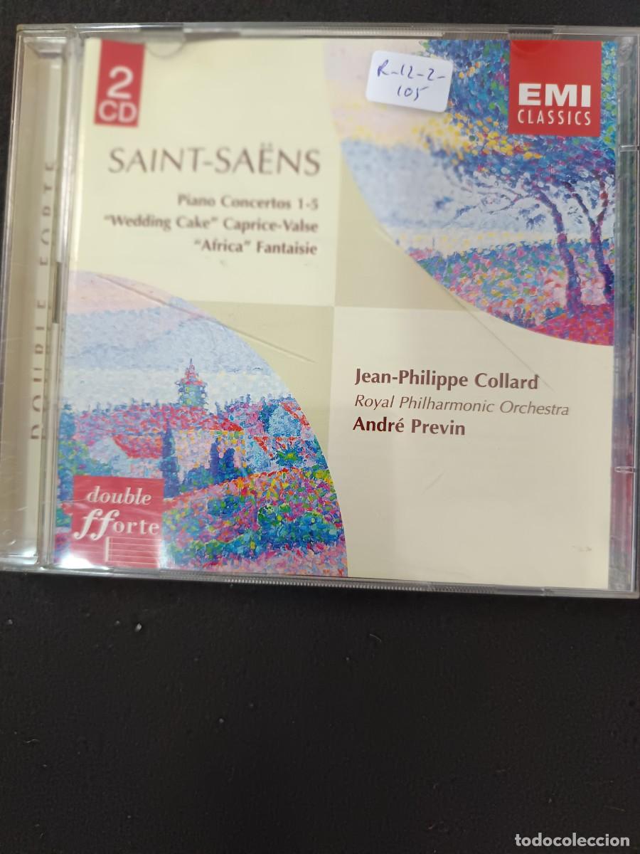 CDs de M&uacute;sica: 2 CD. SAINT-SA&Euml;NS: PIANO CONCERTOS 1-5 / &rdquo;WEDDING CAKE&rdquo; CAPRICE-VALSE / &rdquo;AFRICA&rdquo; FANTAISIE: DIR.: AN