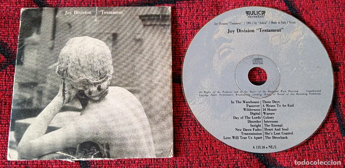 CDs de M&uacute;sica: JOY DIVISION ** Testament ** CD ITALIA ORIGINAL (NO OFICIAL)