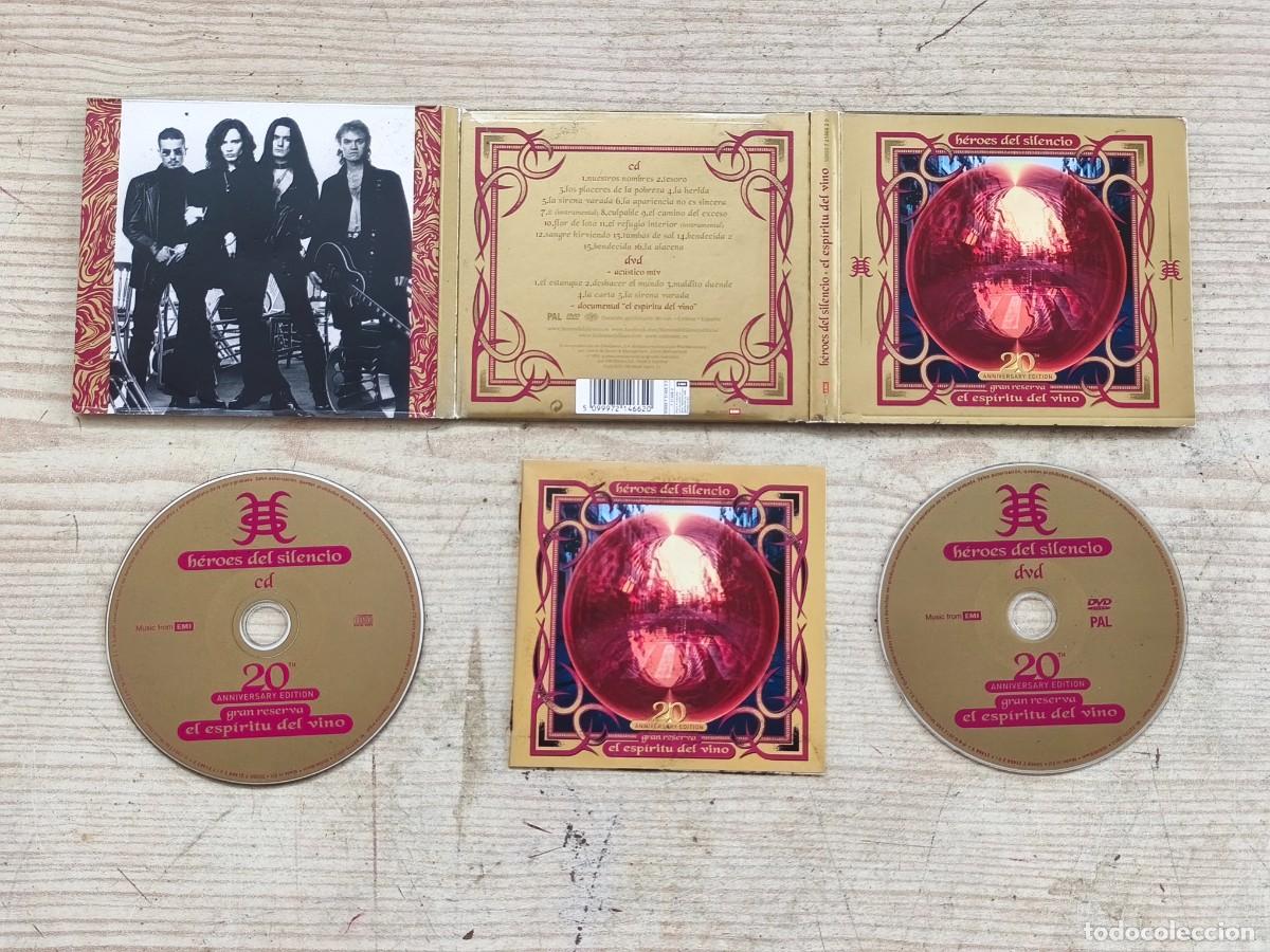 CDs de M&uacute;sica: H&eacute;roes Del Silencio - El Esp&iacute;ritu Del Vino - Gran Reserva - Edici&oacute;n 20 Aniversario - CD + DVD