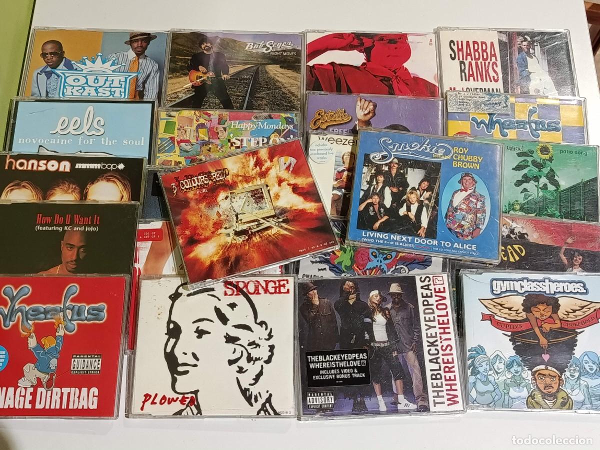 CDs de M&uacute;sica: Lote 22 CD single artistas variados