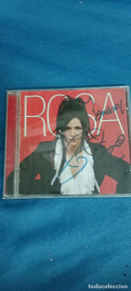 CDs de M&uacute;sica: ROSA FIRMA DEDICATORIA DE CANTANTE ?? CD MUSICA GG-DNI