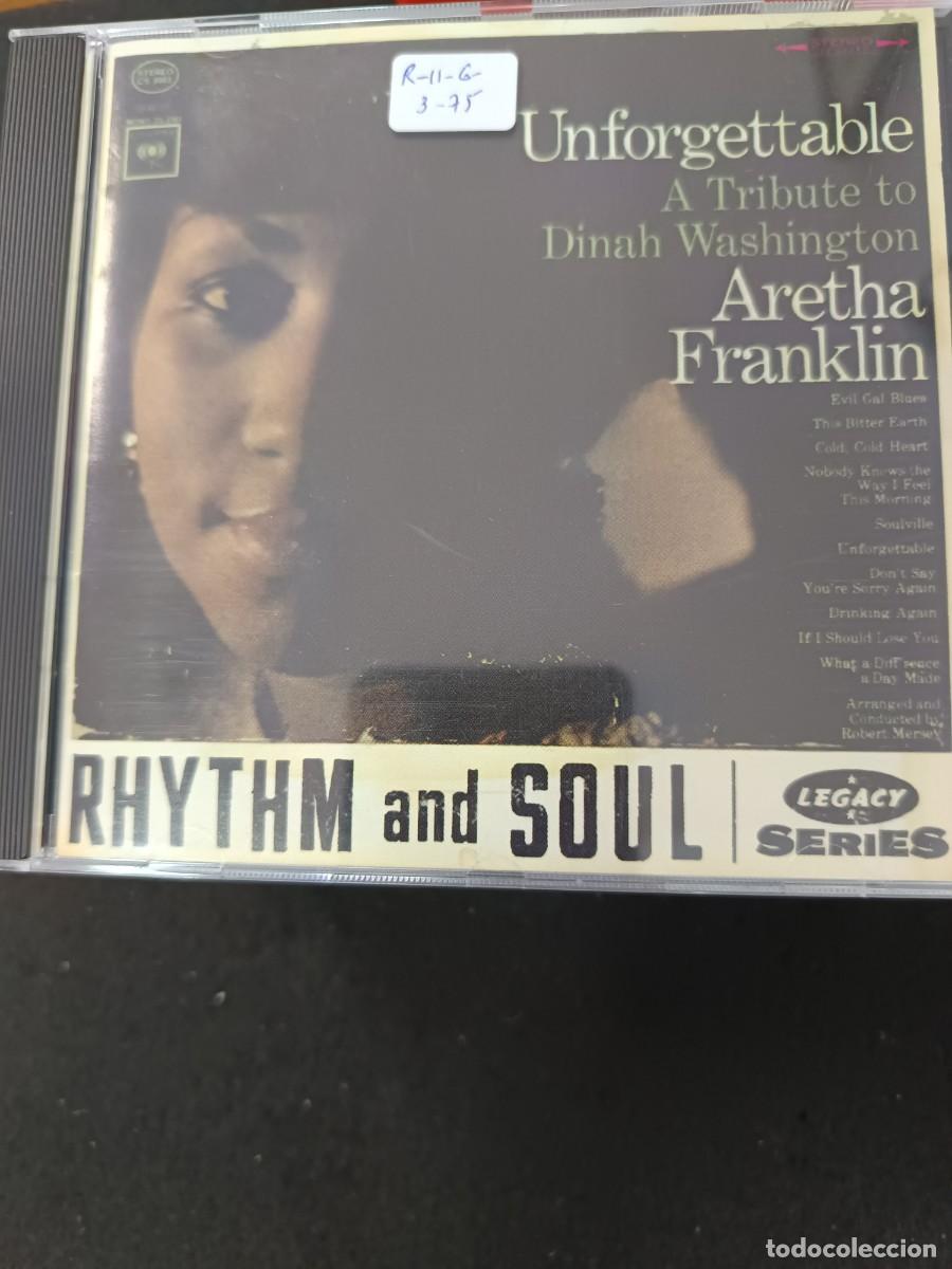 CDs de M&uacute;sica: ARETHA FRANKLIN. UNFORGETTABLE: A TRIBUTE TO DINAH WASHINGTON