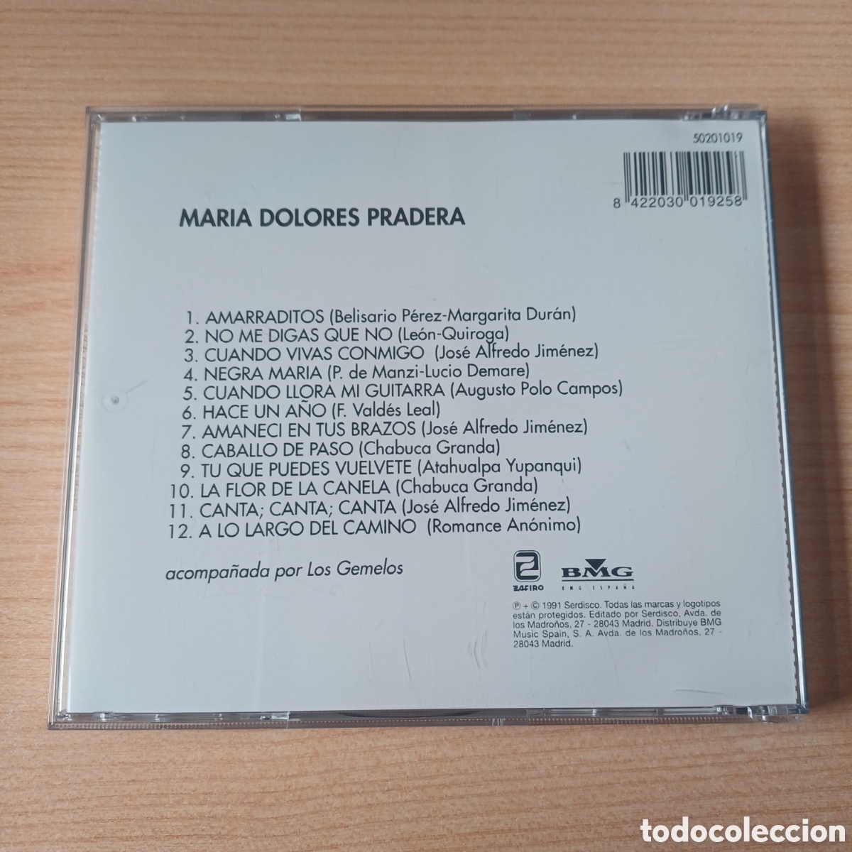 CDs de m&uacute;sica: MARIA DOLORES PRADERA AMARRADITOS CD - Foto 2