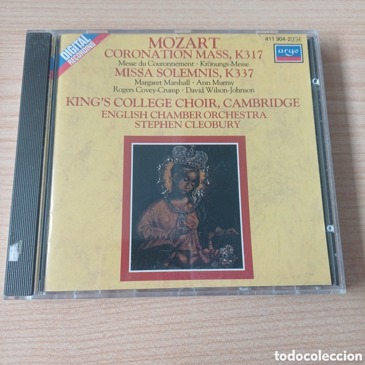 CDs de Musique: MOZART CORONATION MASS, MISSA SOLEMNIS - KING&acute;S COLLEGE CHOIR CAMBRIDGE CD