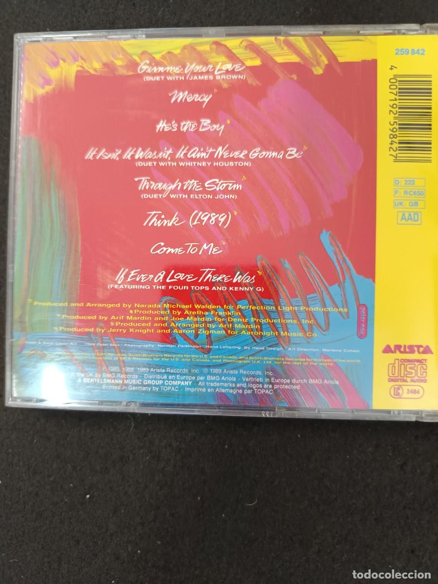 CDs de m&uacute;sica: ARETHA FRANKLIN. THROUGH THE STORM - Foto 2