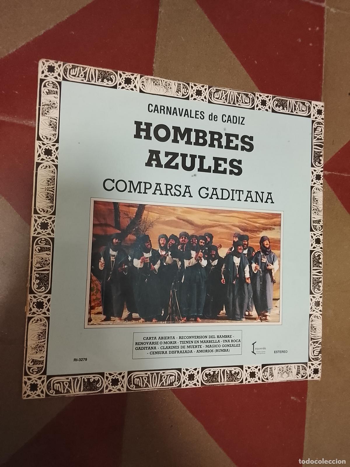 CDs de M&uacute;sica: DISCO CARNAVAL CARNAVALES DE CADIZ HOMBRES AZULES COMPARSA GADITANA