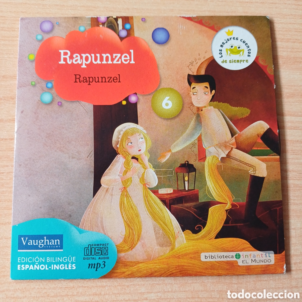 CDs de M&uacute;sica: RAPUNZEL CD LOS MEJORES CUENTOS DE SIEMPRE EDICION BILING&Uuml;E VAUGHAN