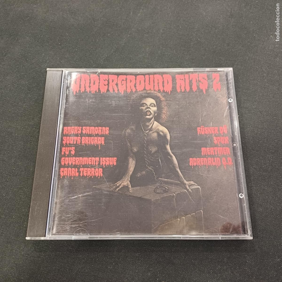 CDs de M&uacute;sica: UNDERGROUND HITS 2/HUSKER DU-ADRENALIN O.D/CD PUNK.