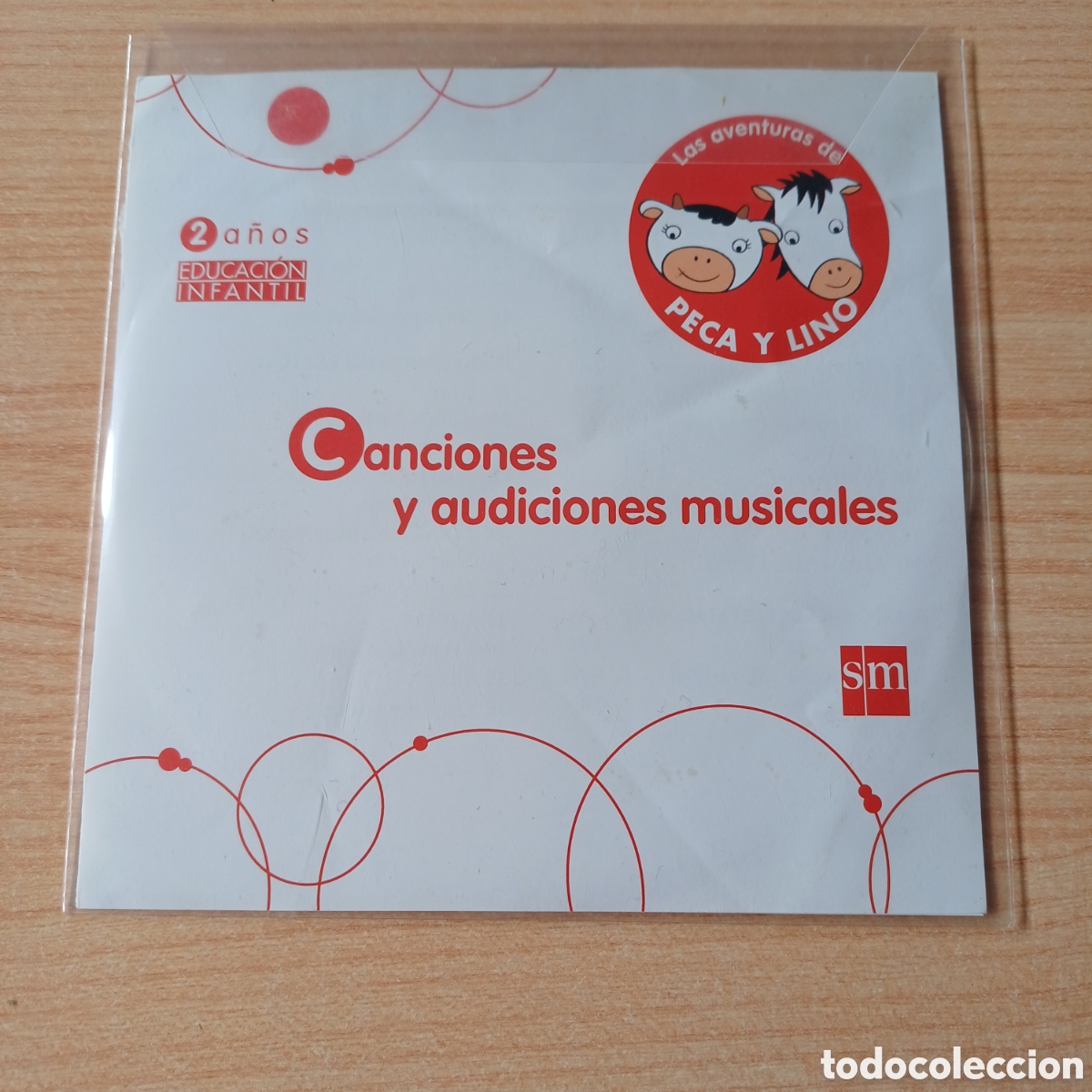 CDs de M&uacute;sica: LAS AVENTURAS DE PECA Y LINO CANCIONES Y AUDICIONES MUSICALES CD SM 2 A&Ntilde;OS