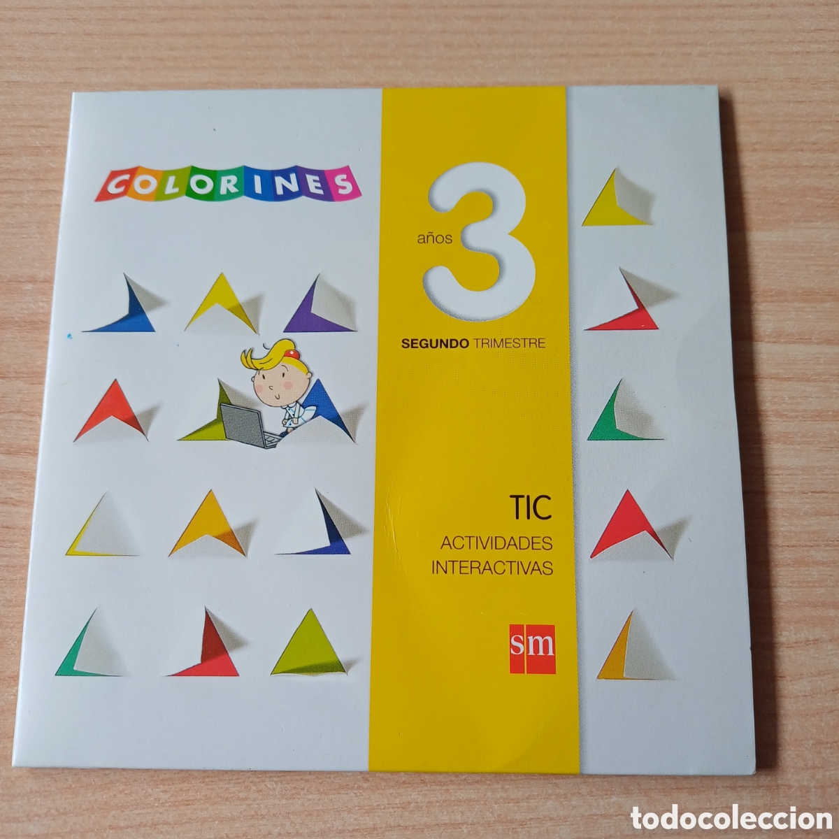 CDs de M&uacute;sica: COLORINES TIC SEGUNDO TRIMESTRE 3 A&Ntilde;OS CD SM