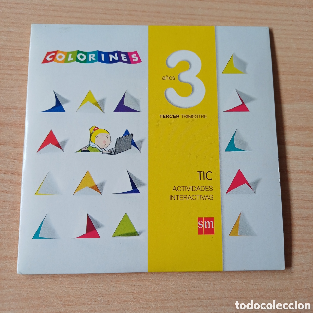 CDs de M&uacute;sica: COLORINES TIC TERCER TRIMESTRE 3 A&Ntilde;OS CD SM