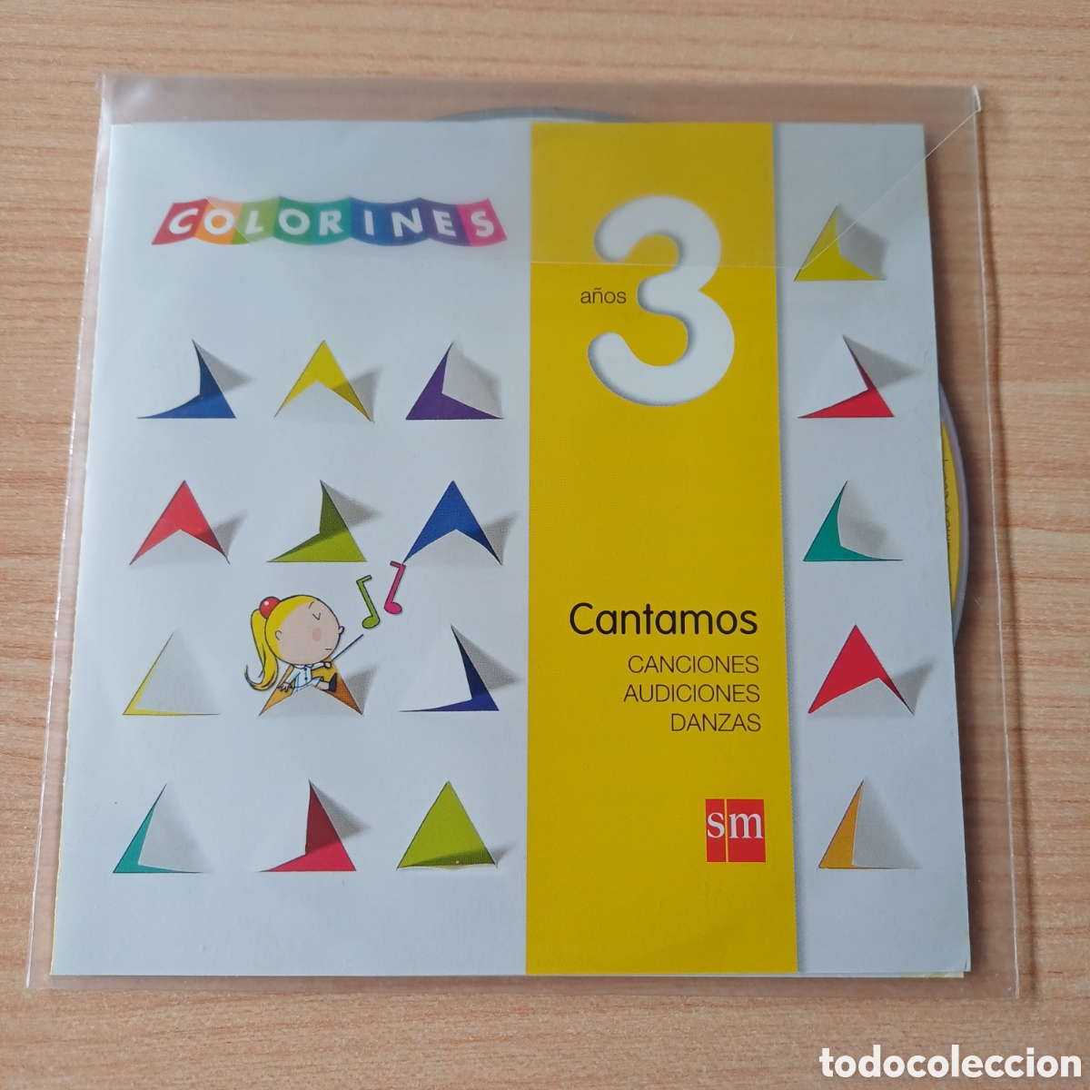 CDs de M&uacute;sica: COLORINES CANTAMOS CANCIONES AUDICIONES DANZAS 3 A&Ntilde;OS CD SM