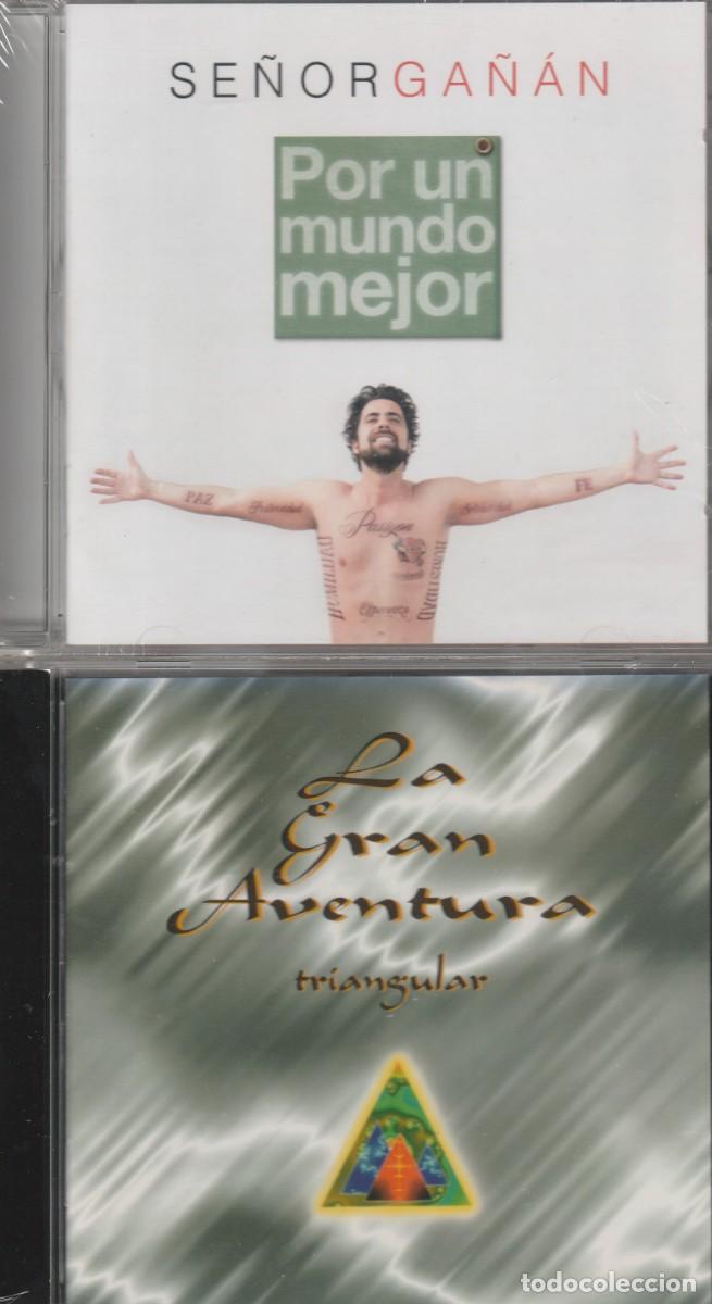 CDs de M&uacute;sica: LOTE 2 CDS -Se&ntilde;or Ga&ntilde;&aacute;n - Por un Mundo Mejor +LA GRAN AVENTURA-TRIANGULAR-