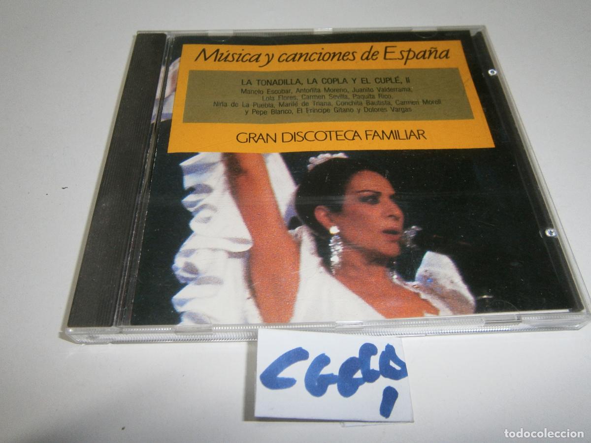 CDs de M&uacute;sica: ANTIGUO CD - MUSICA Y CANCIONES DE ESPA&Ntilde;A - LA TONADILLA, LA COPLA Y EL CUPLE