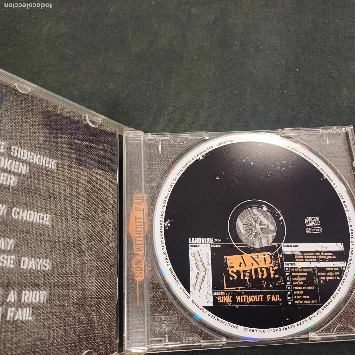CDs de m&uacute;sica: LANDSLIDE/SINK WITHOUT FAIL/CD METAL. - Foto 2