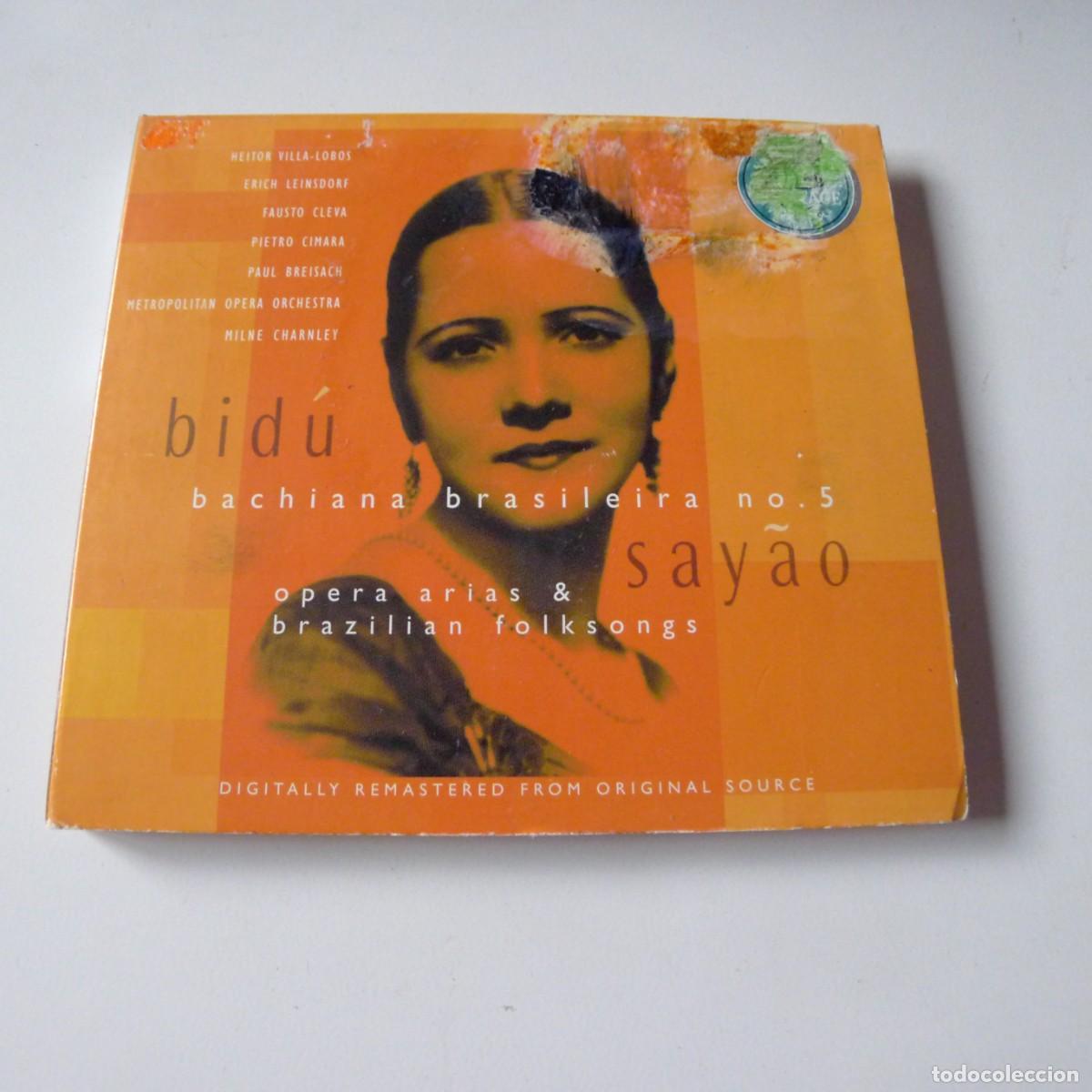 CDs de M&uacute;sica: Bid&uacute; Say&atilde;o &ndash; Bachiana Brasiliera No. 5 Opera Arias & Brazilian Folksongs CD digipack