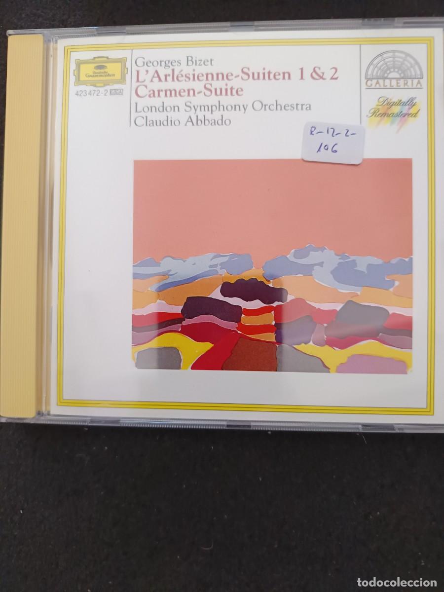 CDs de M&uacute;sica: BIZET: L'ARL&Eacute;SIENNE-SUITEN 1 & 2. CARMEN-SUITE.- DIR.: CLAUDIO ABBADO: LONDON SYMPHONY ORCHESTRA