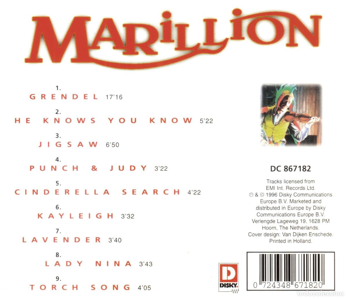 CDs de m&uacute;sica: MARILLION. KAYLEIGH. RECOPILATORIO. CD. - Foto 2