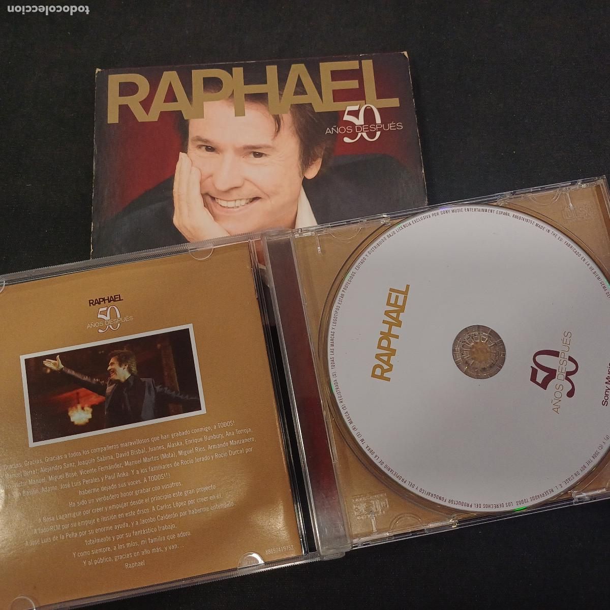 CDs de m&uacute;sica: RAPHAEL/50 A&Ntilde;OS DESPUES/CD. - Foto 2