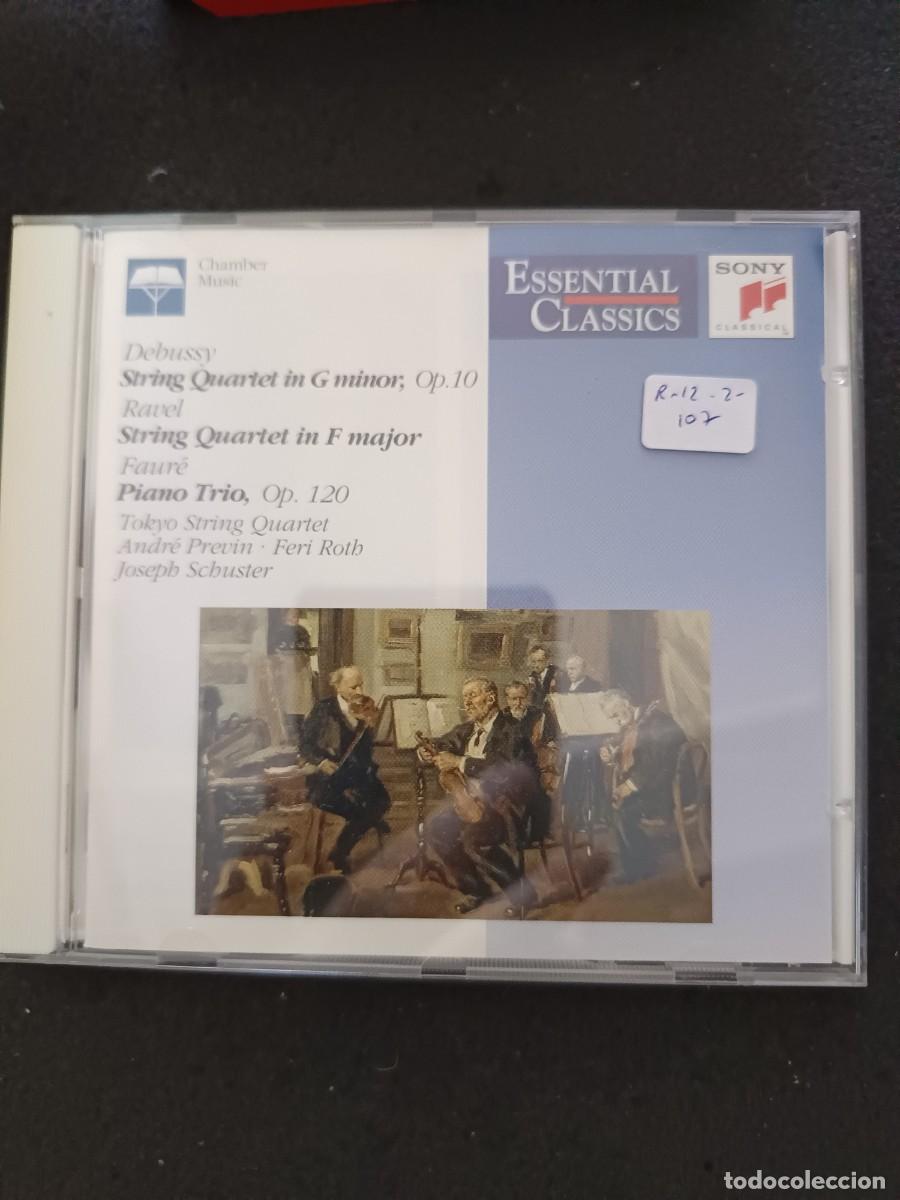 CDs de M&uacute;sica: DEBUSSY: STRING QUARTET IN G MINOR. RAVEL: STRING QUARTET IN F MINOR; FAUR&Eacute;: PIANO TRIO