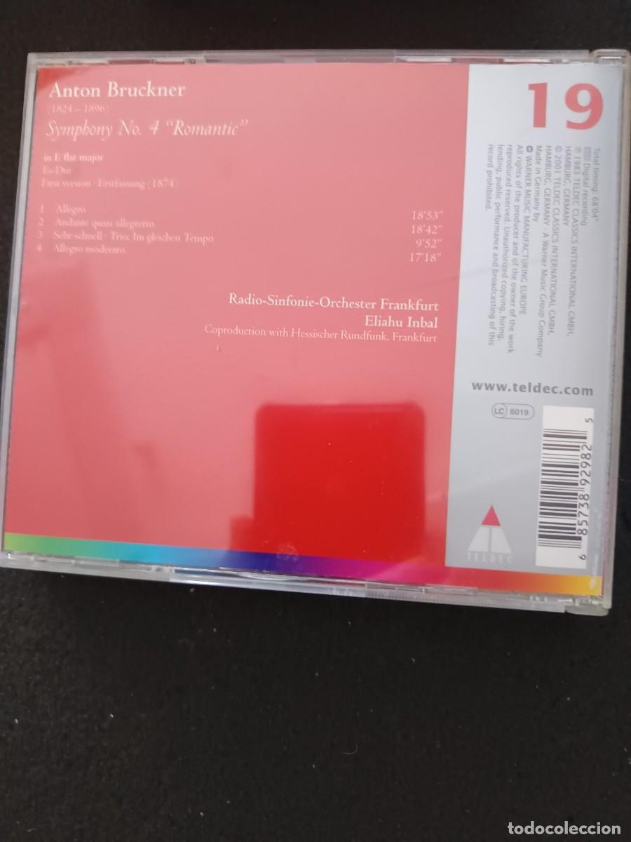 CDs de M&uacute;sica: BRUCKNER. SINFONIA 4 ROM&Aacute;NTICA. DIR.: ELIAHU INBAL. RADIO-SINFONIE-ORCHESTER FRANKFURT