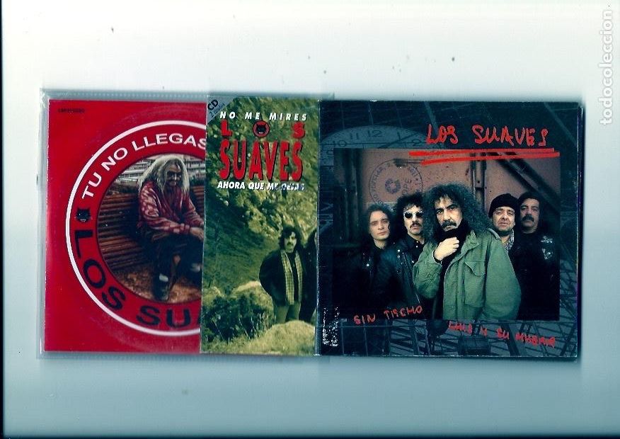 Musik-CDs: LOS SUAVES. Tu no llegaste a mi. No me mires. Sin techo (3 cd single )